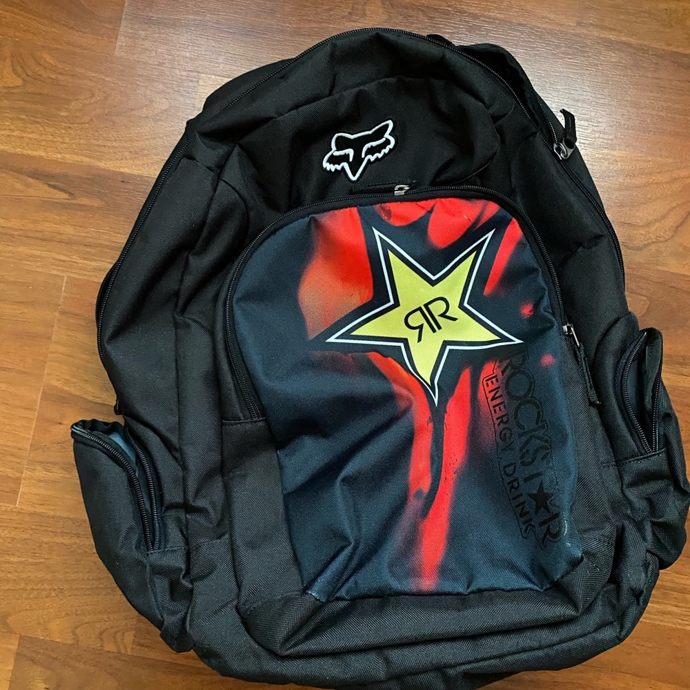 FOX Racing Rockstar backpack.